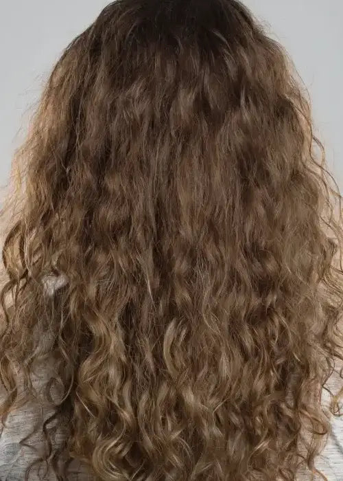cheveux soyeux forts eclatants before