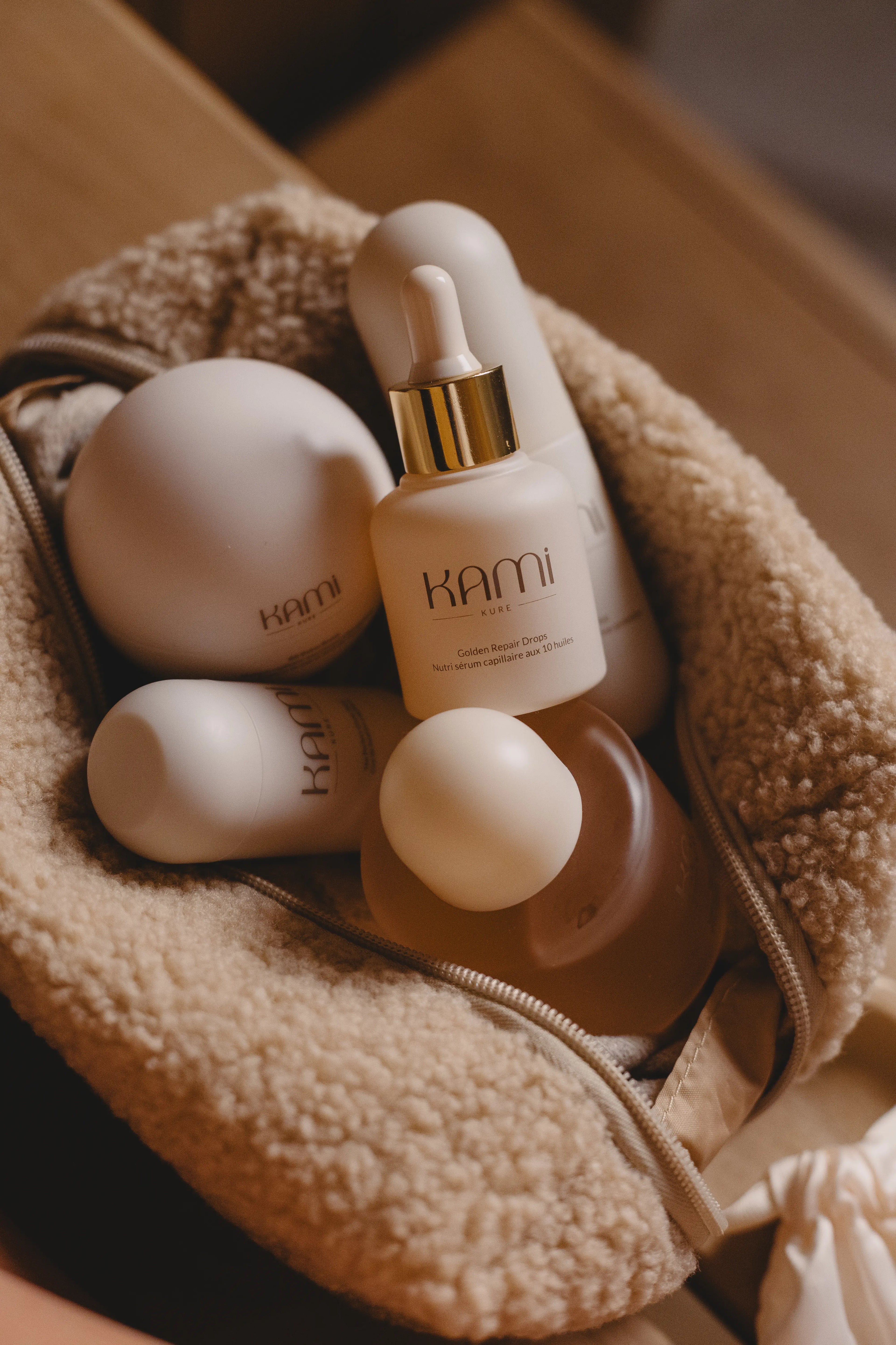 serum capillaire réparateur Golden Repair Drops - Kami Kure